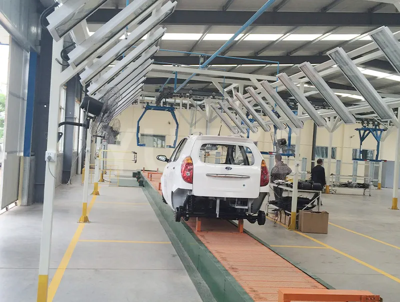 Linie de asamblare automată a vehiculelor