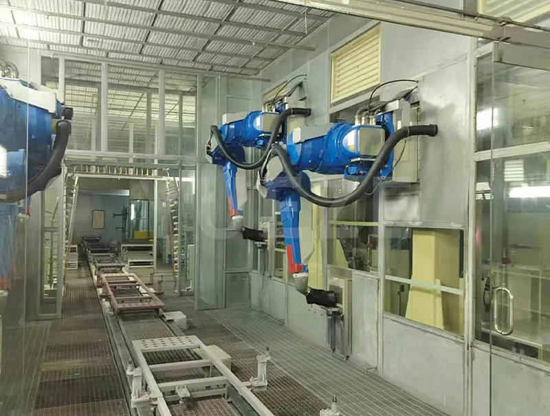 Cabina de pulverizare robot de precizie