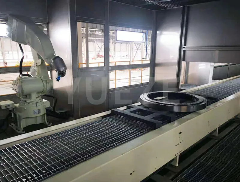 Cabină de pulverizare robot cu o singură stație