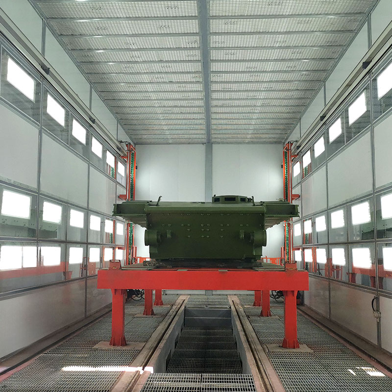 Cabina automată de pulverizare robotizată