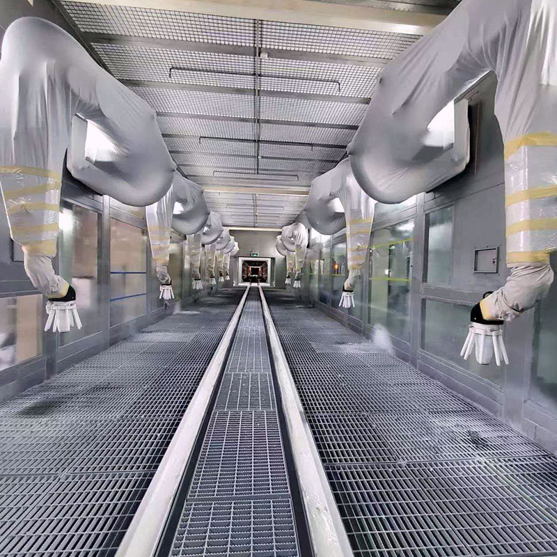 Cabina automată de pulverizare robotizată
