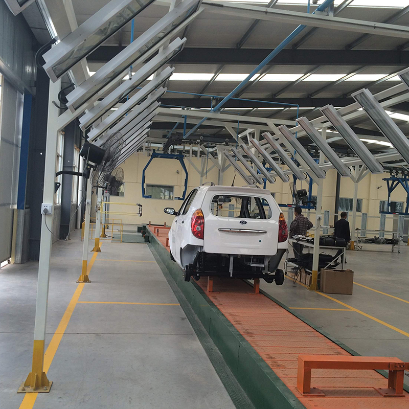 Linie de acoperire prin electroforeză pentru vehicule electrice