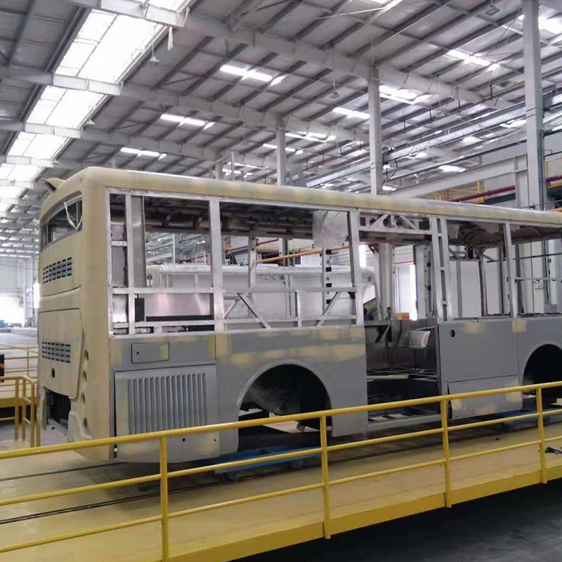 Cabina de pulverizare pentru vehicule grele