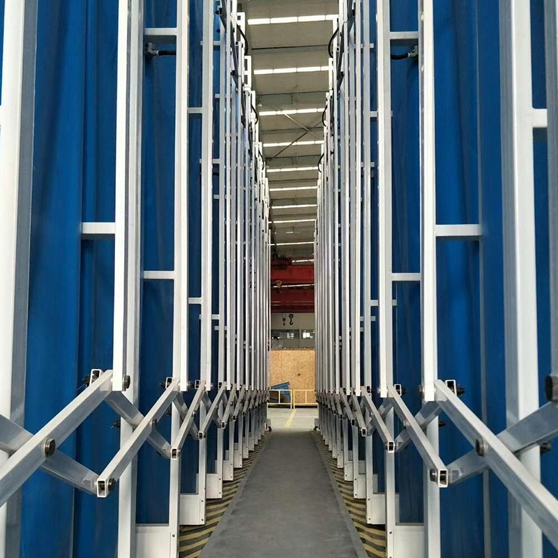 Cabină mobilă de pulverizare și șlefuit retractabilă