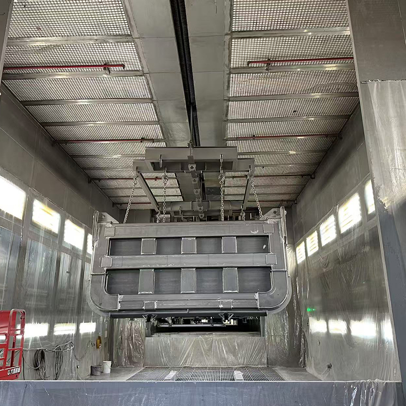 Linie de acoperire a caroseriei camionului